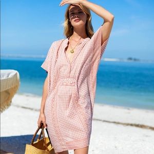 NWT EMERSON SHORT CAFTAN - MUTED CLAY ORGANIC